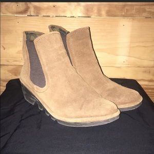 Fly London suede booties